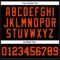 Custom Black Orange Authentic Throwback Basketball Jersey