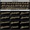 Custom Black Vegas Gold Authentic Throwback Basketball Jersey