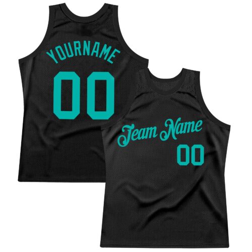 Black1550_6e9cf6c1-3bd6-4ea6-a805-c9b20cdd8b3a Custom Black Aqua Authentic Throwback Basketball Jersey