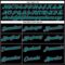 Custom Black Neon Pink-Aqua Authentic Throwback Basketball Jersey
