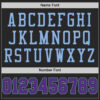 Custom Black Purple-Light Blue Mesh Authentic Football Jersey