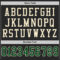 Black1609-3 Custom Black Green-Cream Mesh Authentic Football Jersey