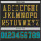 Black1612-3 Custom Black Teal-Old Gold Mesh Authentic Football Jersey