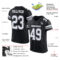 Black1613-1_4baf4fed-ae7c-4791-9caf-09301902da88 Custom Black White-Gray Mesh Authentic Football Jersey