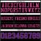 Black1714-2 Custom Black Purple-Pink Authentic Football Jersey
