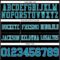 Black1717-2 Custom Black Teal-Purple Authentic Football Jersey