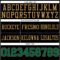 Black1720-2 Custom Black Kelly Green-Old Gold Authentic Football Jersey