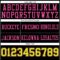 Black1724-2 Custom Black Neon Yellow-Pink Authentic Football Jersey