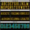 Custom Black Teal-Yellow Authentic Football Jersey