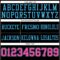 Black1732-2 Custom Black Pink-Sky Blue Authentic Football Jersey