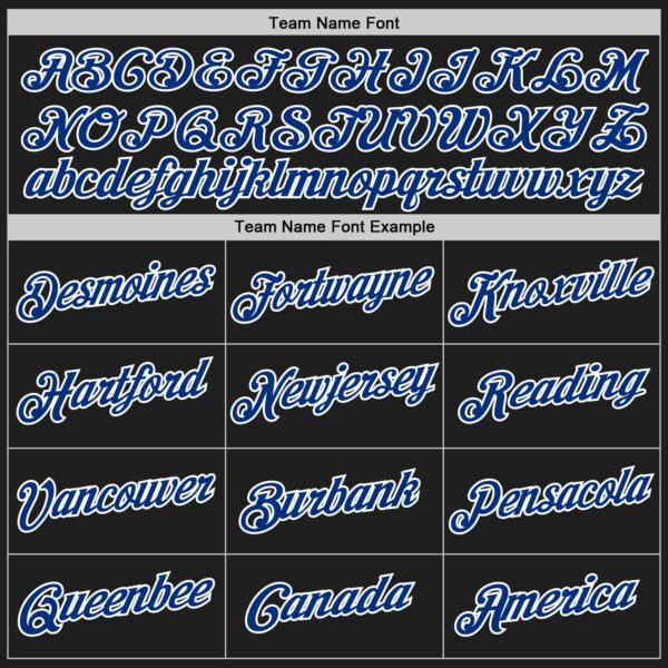 Custom Black Royal-White Authentic Throwback Basketball Jersey