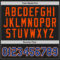 Custom Black Royal-Orange Authentic Throwback Basketball Jersey