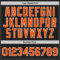 Custom Black Orange-White Authentic Throwback Basketball Jersey