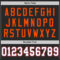 Black2247-3 Custom Black Purple-Orange Mesh Authentic Throwback Football Jersey