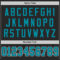 Black2257-3 Custom Black Teal-White Mesh Authentic Throwback Football Jersey