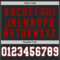 Black2264-3 Custom Black Gray-Red Mesh Authentic Throwback Football Jersey
