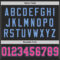 Black2269-3 Custom Black Pink-Light Blue Mesh Authentic Throwback Football Jersey