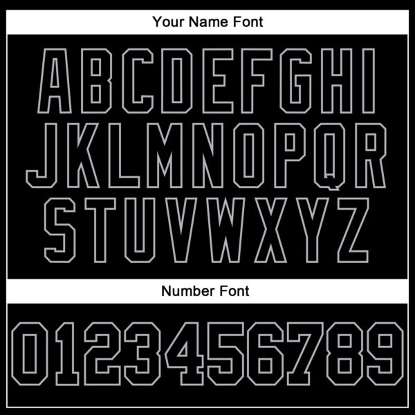 Custom Black Gray Authentic Football Jersey