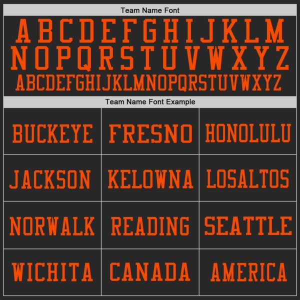 Custom Black White-Orange Mesh Authentic Football Jersey