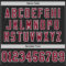 Black2502-3 Custom Black Crimson-White Mesh Authentic Football Jersey