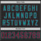 Black2503-3 Custom Black Crimson-Teal Mesh Authentic Football Jersey