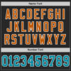 Custom Black Teal-Texas Orange Mesh Authentic Football Jersey