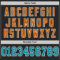 Custom Black Teal-Texas Orange Mesh Authentic Football Jersey