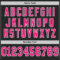 Black2530-3 Custom Black Hot Pink-White Mesh Authentic Football Jersey