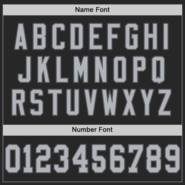 Custom Black Gray-Steel Gray Mesh Authentic Football Jersey