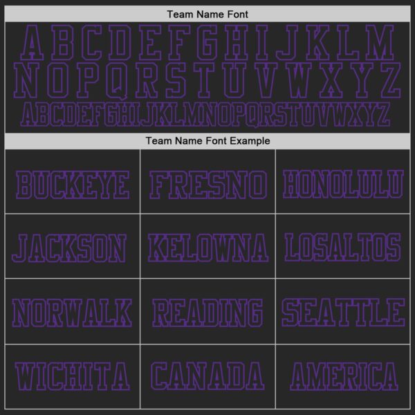 Custom Black Purple Mesh Authentic Football Jersey