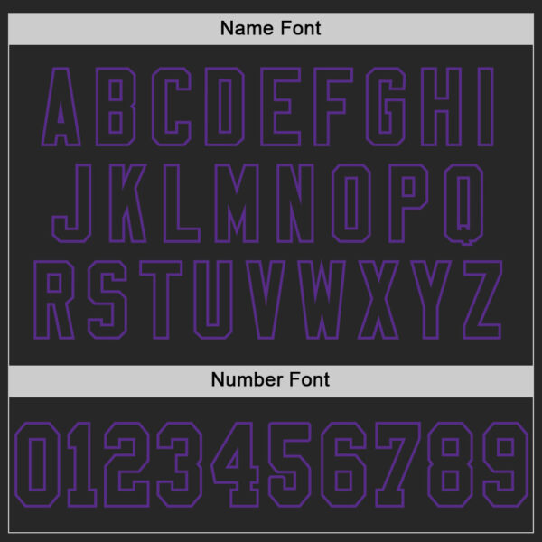 Custom Black Purple Mesh Authentic Football Jersey