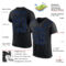Black2554-1 Custom Black Royal Mesh Authentic Football Jersey