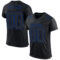 Black2554 Custom Black Royal Mesh Authentic Football Jersey
