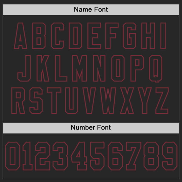 Custom Black Burgundy Mesh Authentic Football Jersey