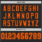 Black2560-3 Custom Black Orange Mesh Authentic Football Jersey