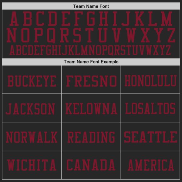 Custom Black Crimson Mesh Authentic Football Jersey