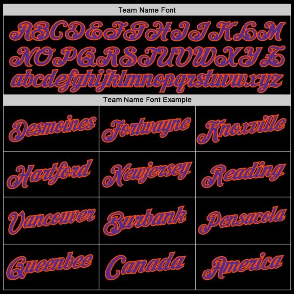 Custom Black Purple-Orange Authentic Throwback Basketball Jersey