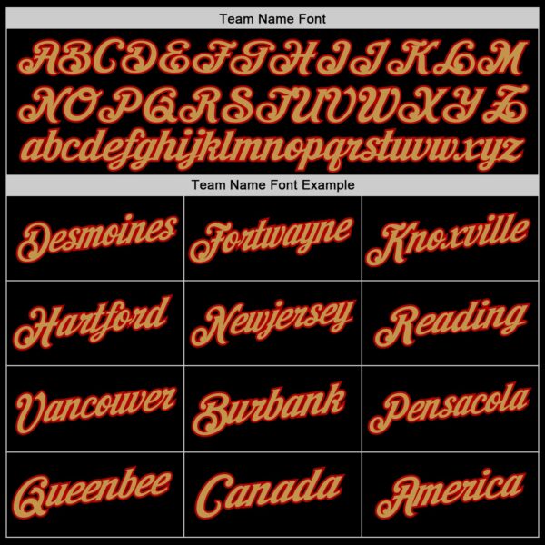 Custom Black Old Gold-Red Authentic Throwback Basketball Jersey