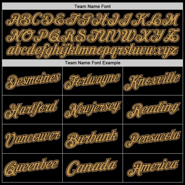 Custom Black Old Gold Authentic Throwback Basketball Jersey