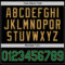Custom Black Kelly Green-Old Gold Authentic Throwback Basketball Jersey