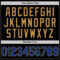 Custom Black Royal-Old Gold Authentic Throwback Basketball Jersey