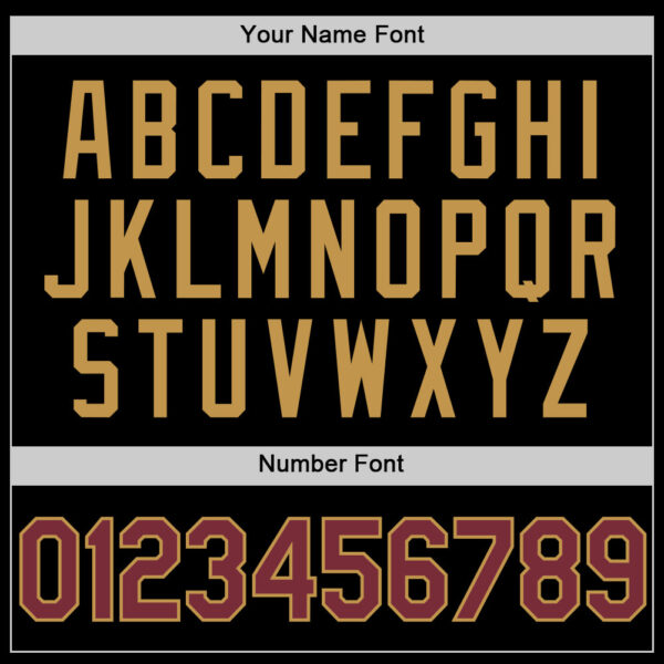 Custom Black Burgundy-Old Gold Authentic Throwback Basketball Jersey