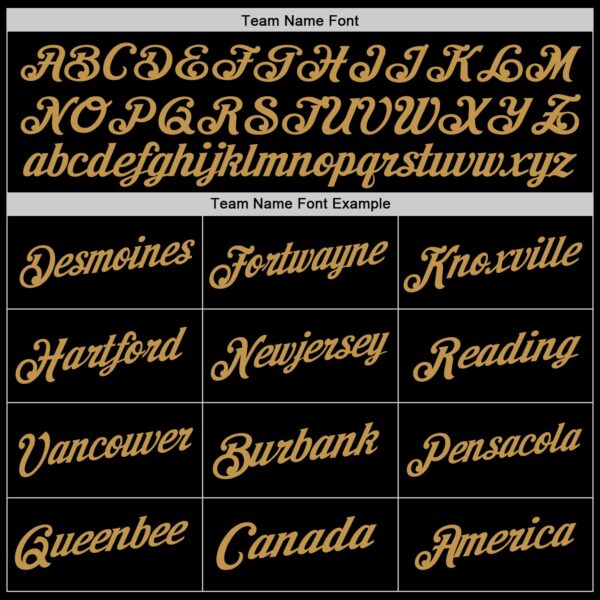 Custom Black Gold-Old Gold Authentic Throwback Basketball Jersey