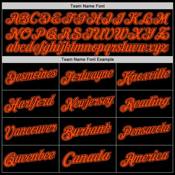 Custom Black Orange Authentic Throwback Basketball Jersey