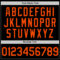 Custom Black Orange Authentic Throwback Basketball Jersey
