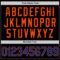 Custom Black Royal-Orange Authentic Throwback Basketball Jersey