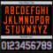 Custom Black Light Blue-Orange Authentic Throwback Basketball Jersey