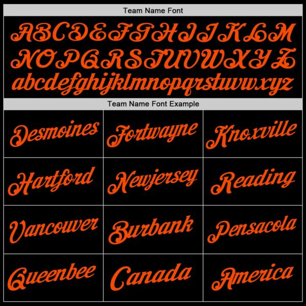 Custom Black Gold-Orange Authentic Throwback Basketball Jersey