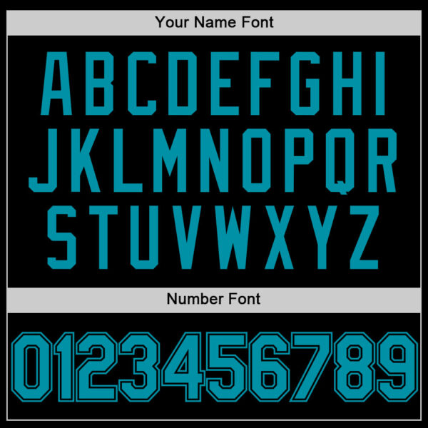 Custom Black Teal Authentic Throwback Basketball Jersey