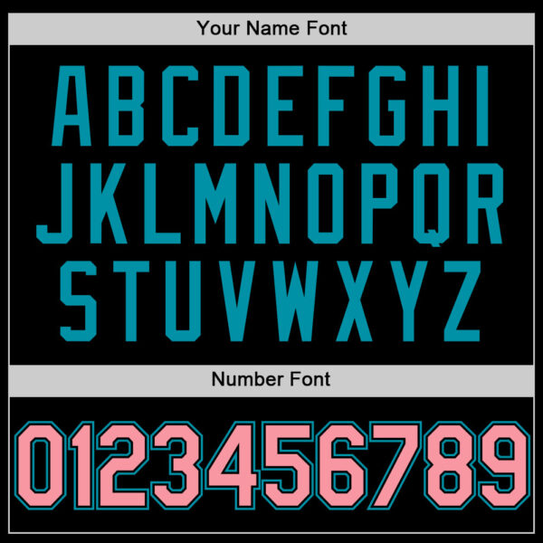 Custom Black Medium Pink-Teal Authentic Throwback Basketball Jersey